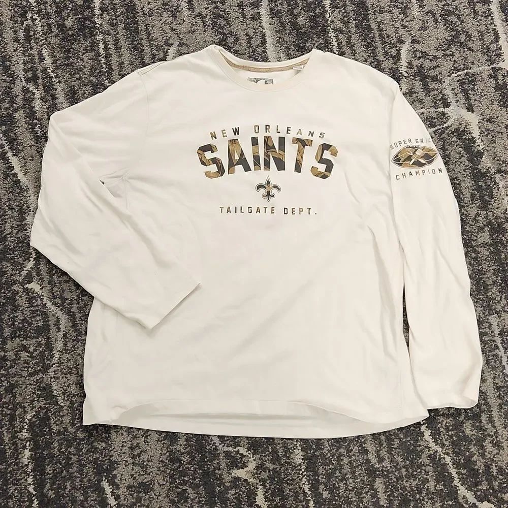 New Orleans Saints Tommy Bahama Football Shirt XL